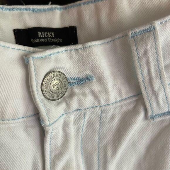 True Religion White Men's Jean Shorts 36 - Picture 11 of 16